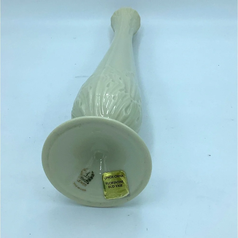 Vintage Lenox Ivory Florentine Bud Vase